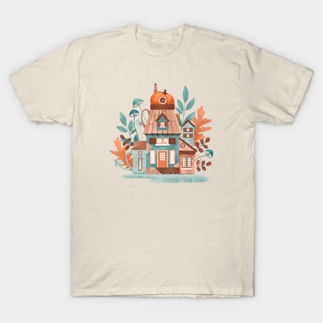 Pumpkin house T-Shirt by Elena Amo